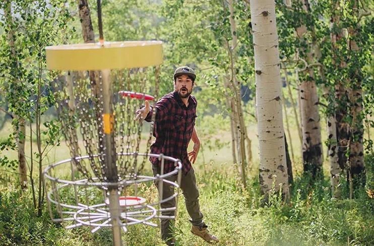 Disc golf at Aspen Snowmass
