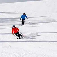 Skier private lesson at Aspen Snowmass